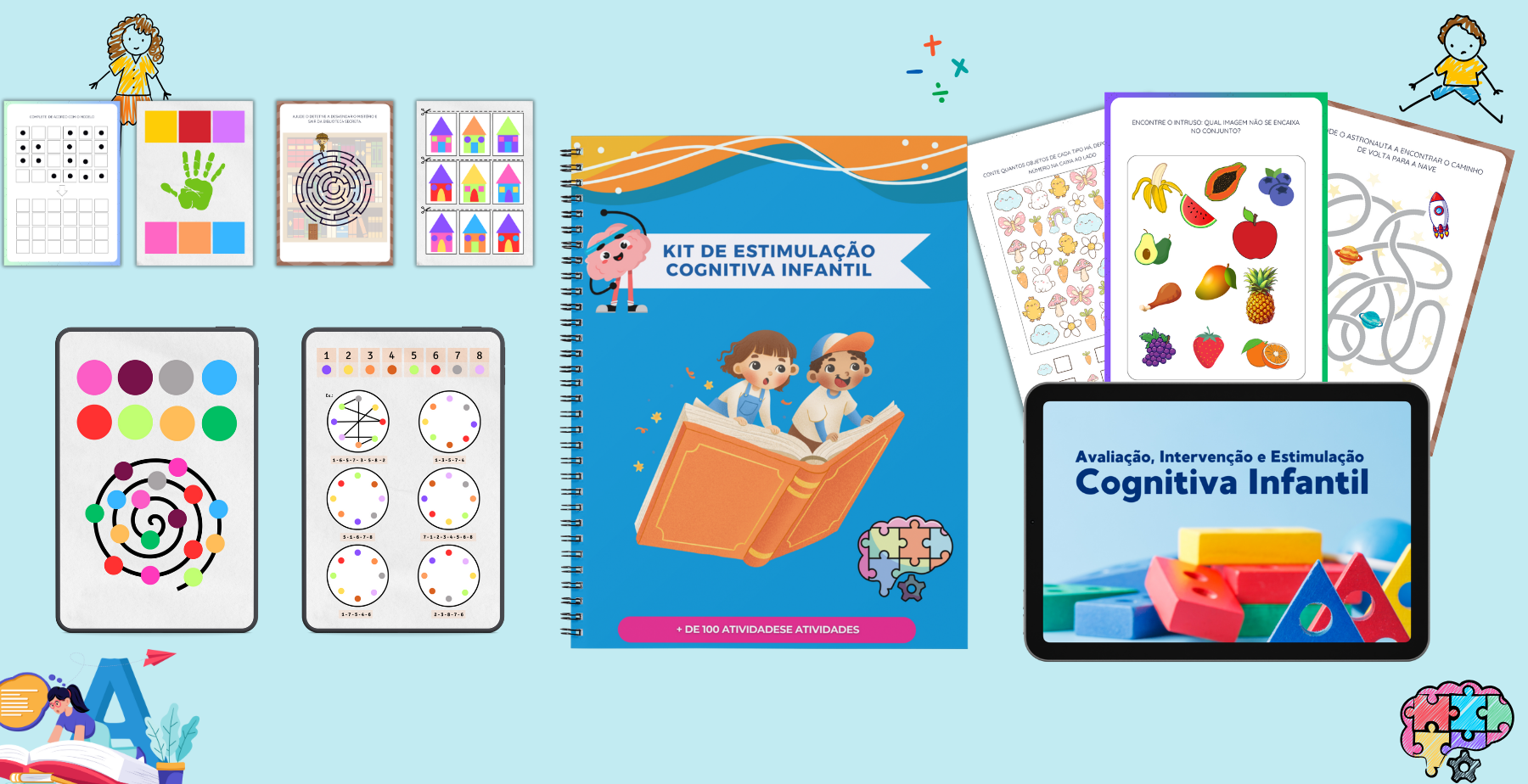 Kit de Estimulação Cognitiva Infantil
