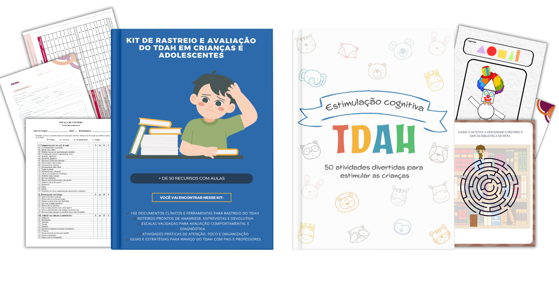 Kit de Rastreio e Avaliação do TDAH em Crianças e Adolescentes