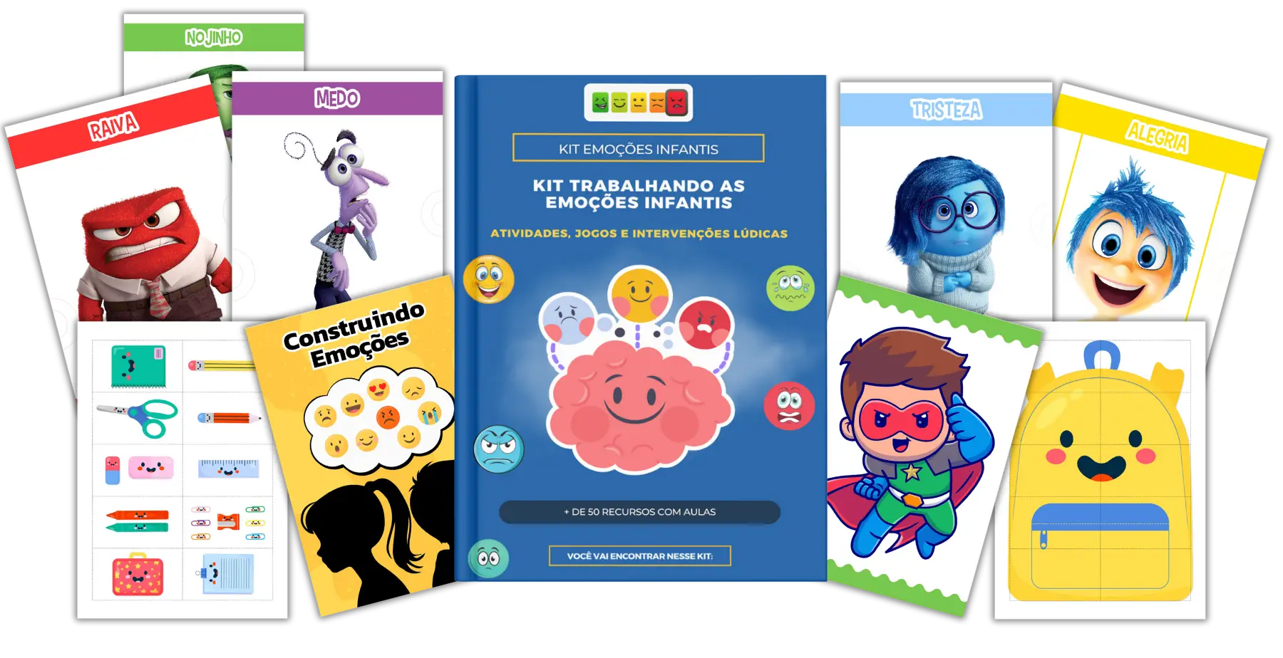 Kit trabalhando as Emoções Infantis – Atividades, Jogos e Intervenções Lúdicas