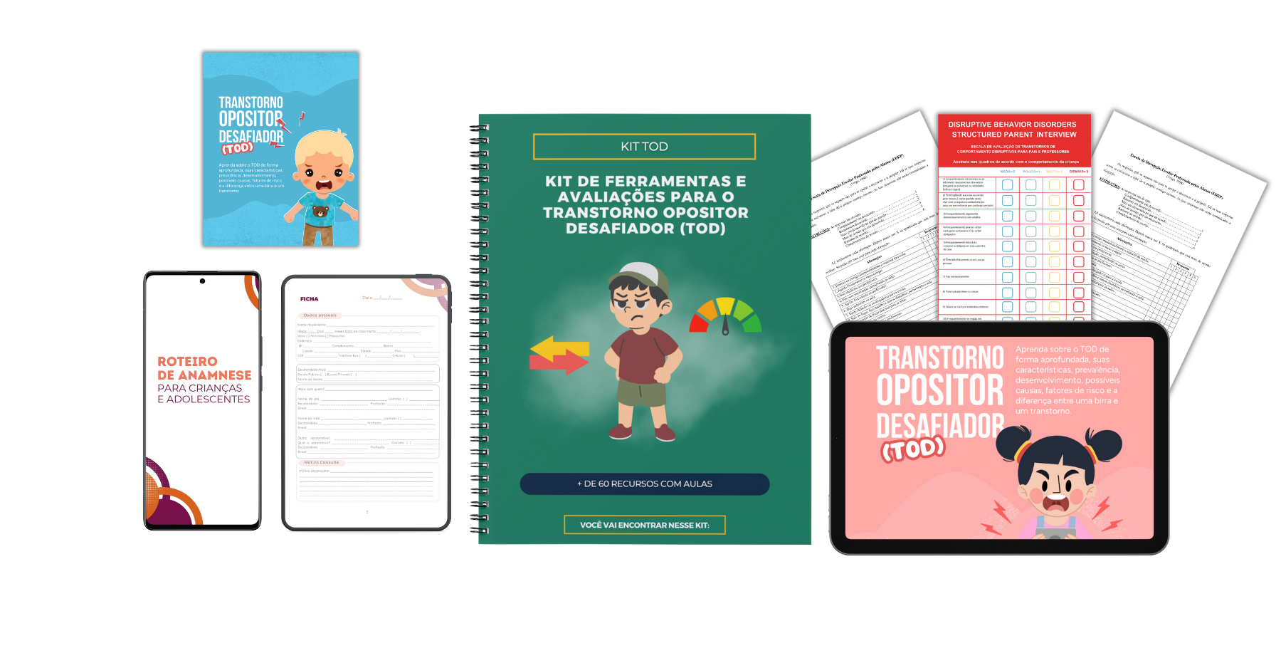 Kit de Ferramentas e Avaliações para o Transtorno Opositor Desafiador (TOD)
