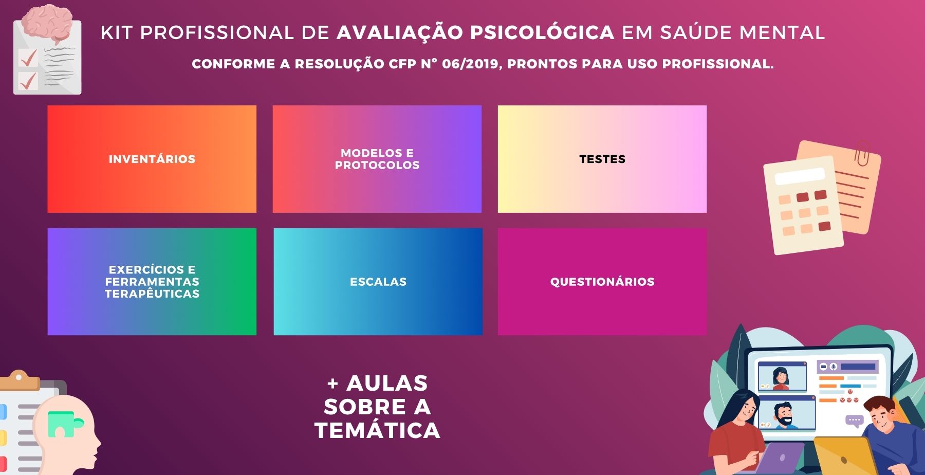 Kit Profissional de Avaliação Psicológica em Saúde Mental