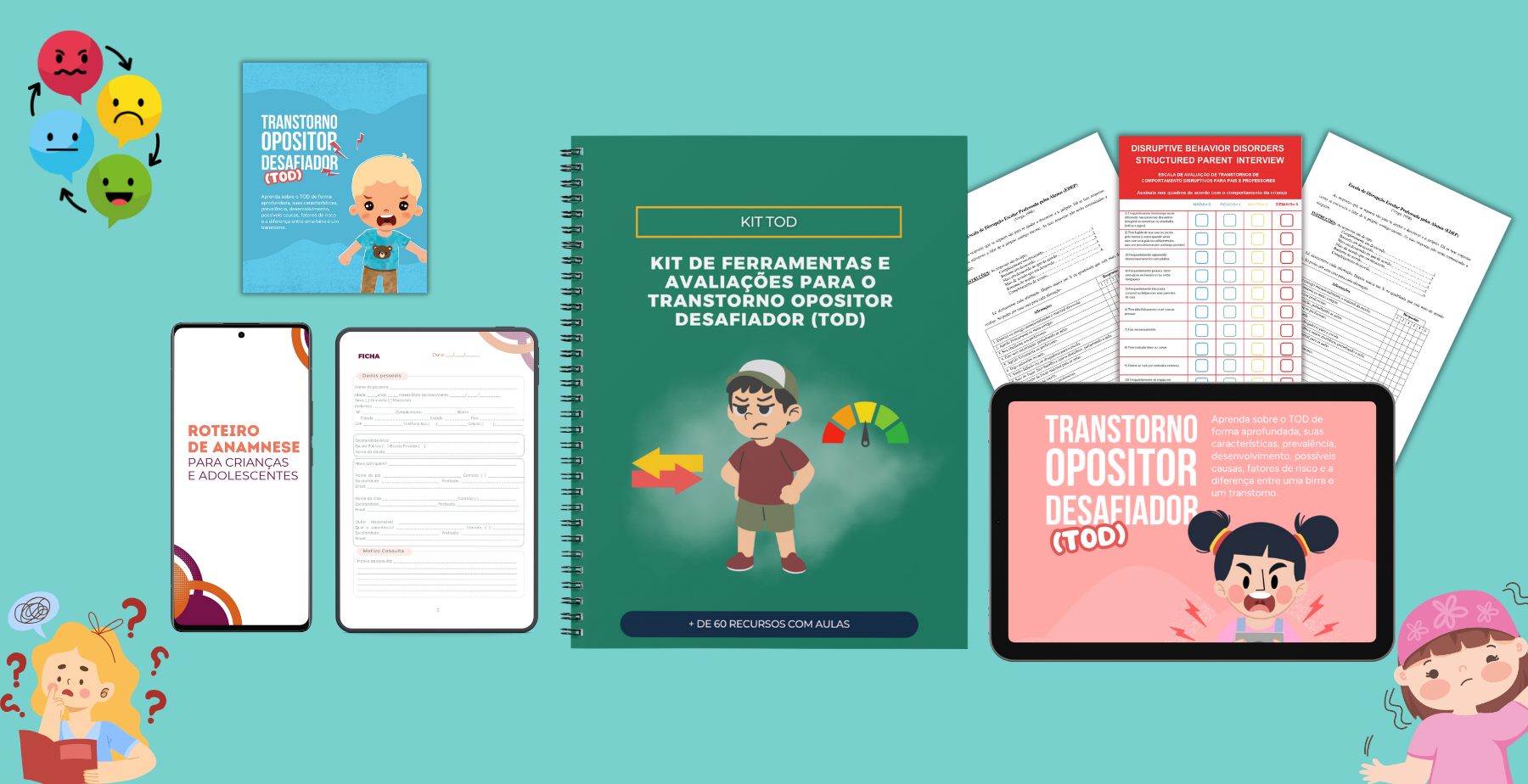 Kit de Ferramentas e Avaliações para o Transtorno Opositor Desafiador (TOD)