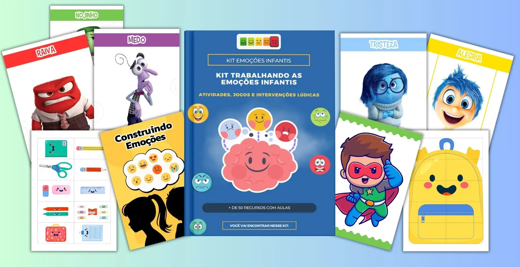 Kit trabalhando as Emoções Infantis – Atividades, Jogos e Intervenções Lúdicas