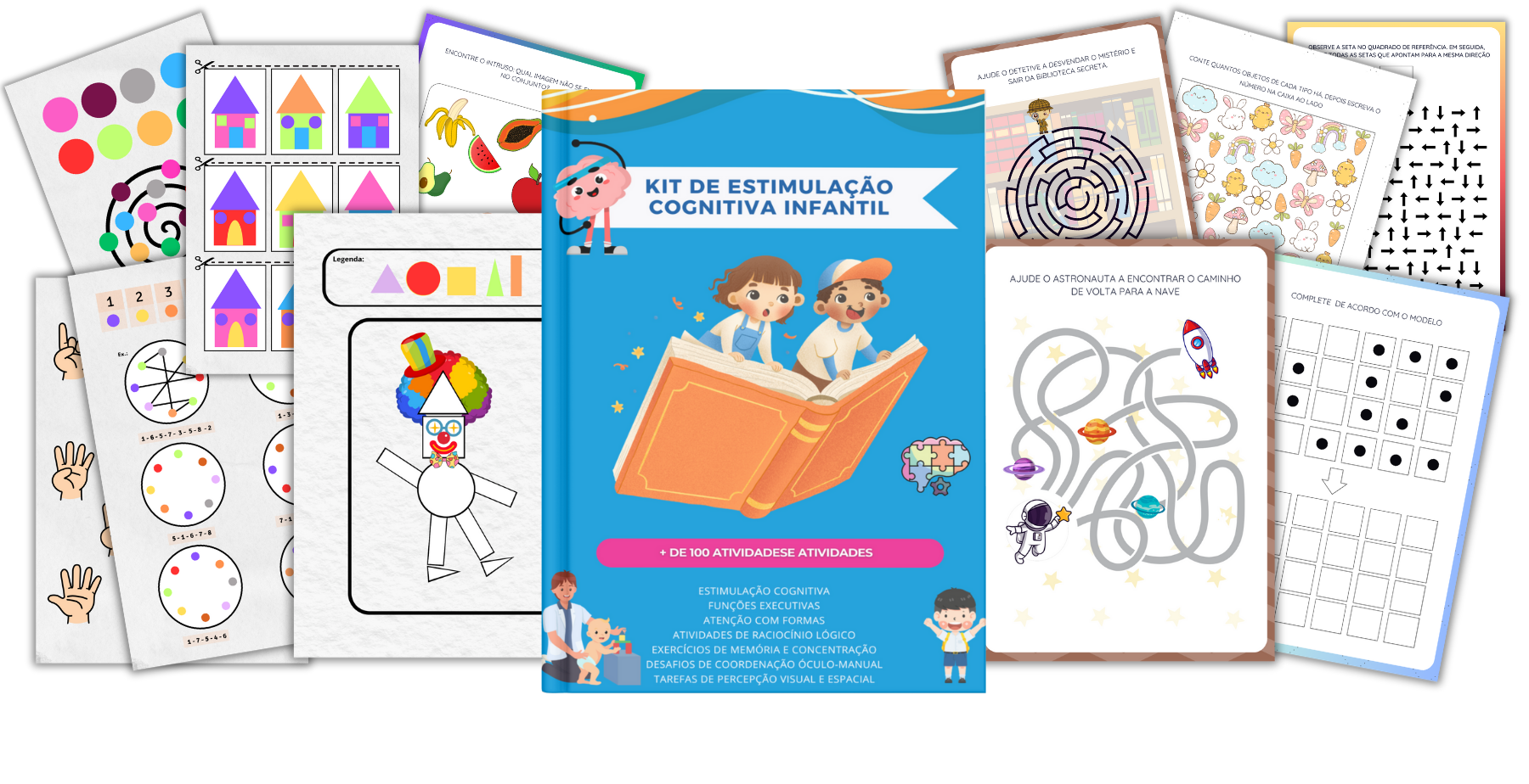 Kit de Estimulação Cognitiva Infantil